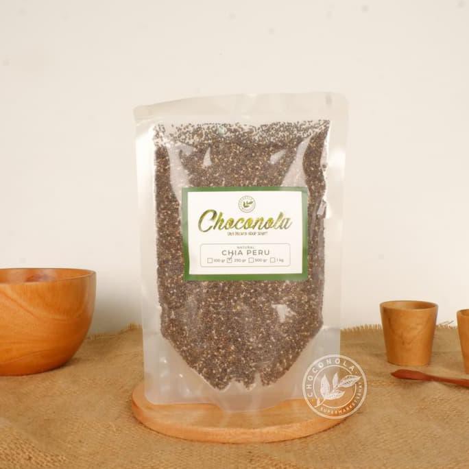 

Choconola Natural Black Chia Seed Peru 250 Gram