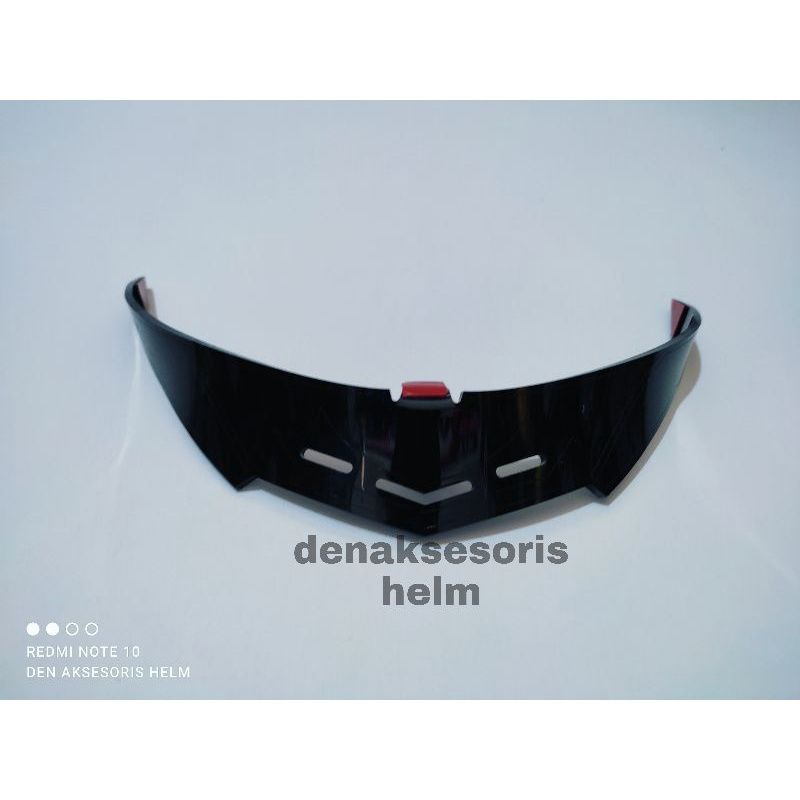 SPOILER HELM RSV300 RSV FF500 Free Buble Warp AKRILIK 3MM CLEAR SMOKE MODEL GPR