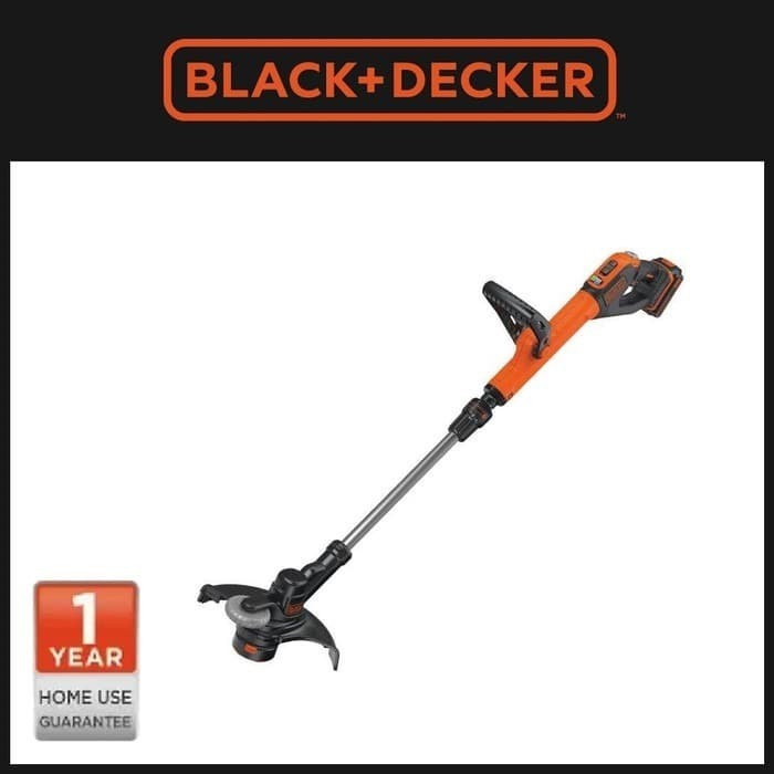 Black+Decker Mesin Rumput Cordless String Trimmer Baterai STC1820EPCF-B1