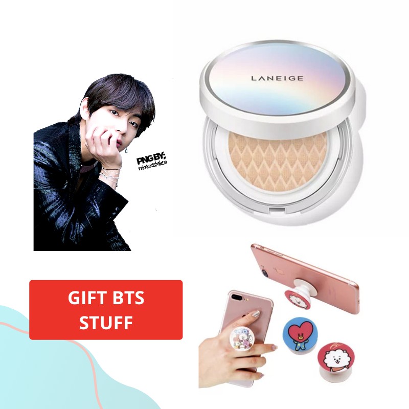 [ORIGINAL 🇰🇷] LANEIGE BB CUSHION WHITENING (spf 50+/pa+++) FULL SET | FREE GIFT BTS STUFF