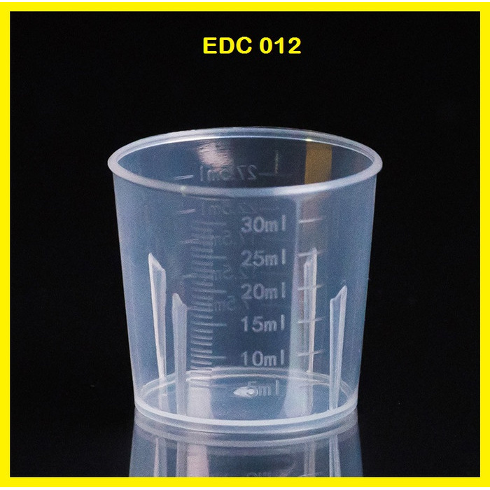 TRQ7CV Gelas Ukur Plastik 30 Ml Measuring Cup Alat Takaran Transparan S471Zgs