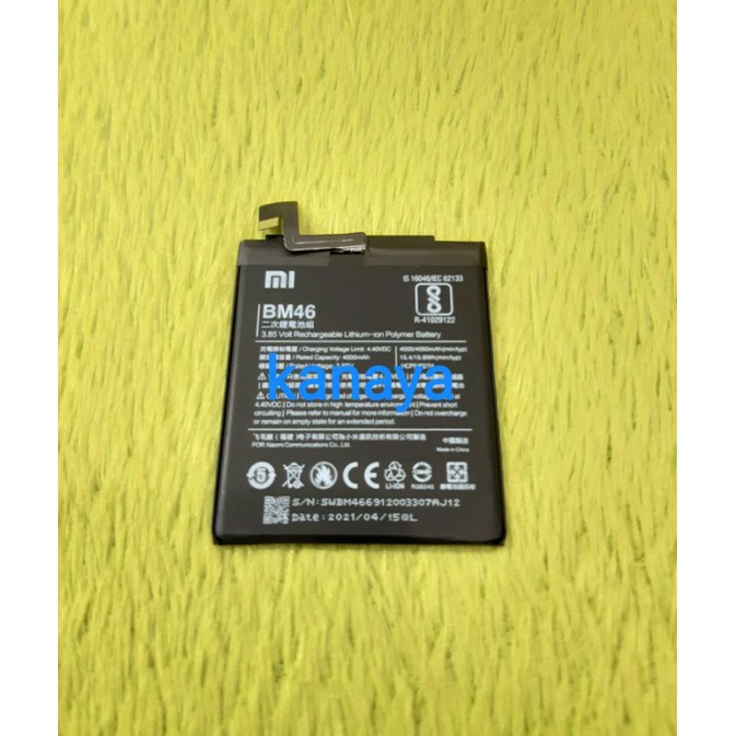 Batre Baterai Battery Xiaomi BM46 Xiaomi Redmi Note 3 / Redmi Note 3 Pro Original