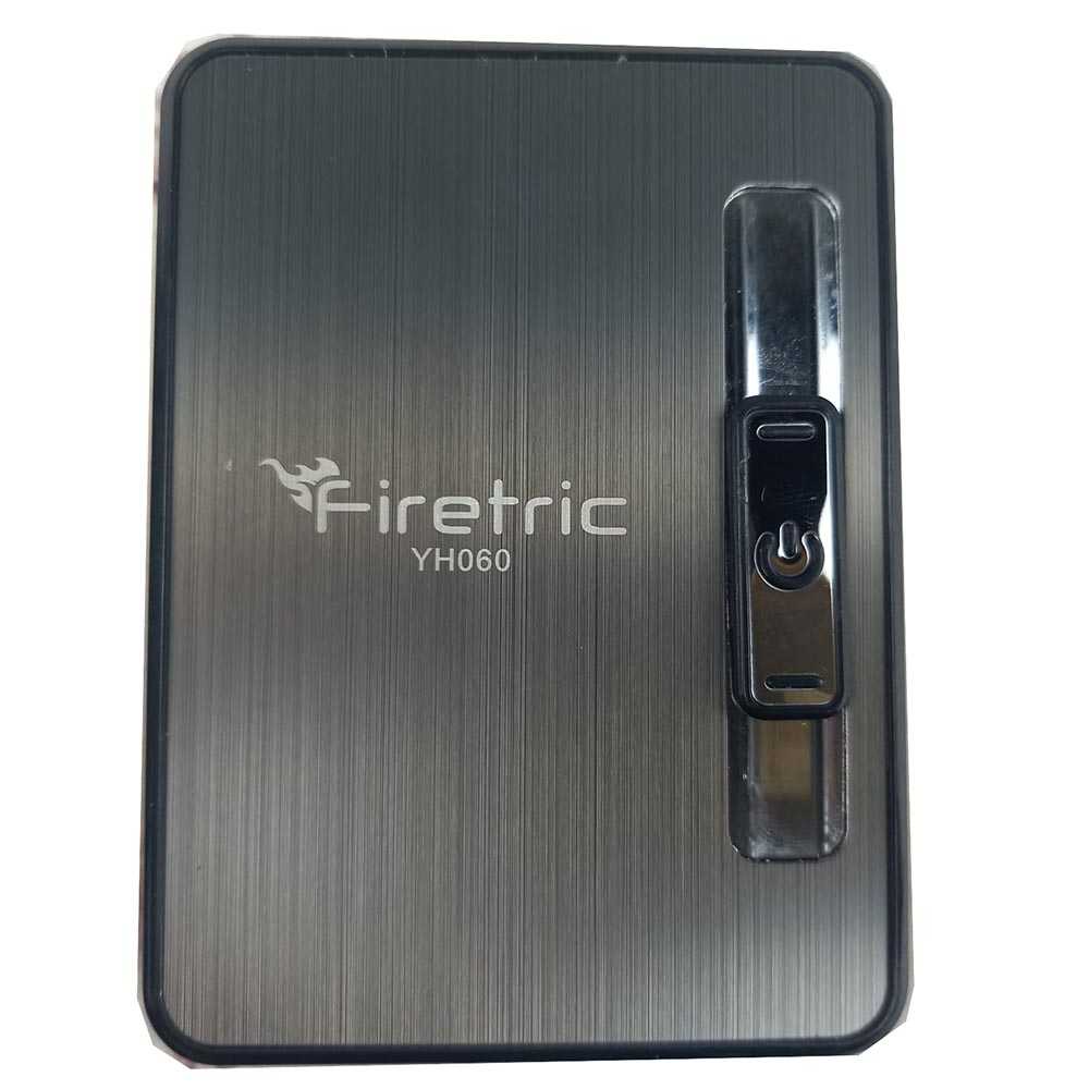 GIJ -Focus Firetric Kotak Rokok Cigarette Box 10 Slot dengan Korek Gas