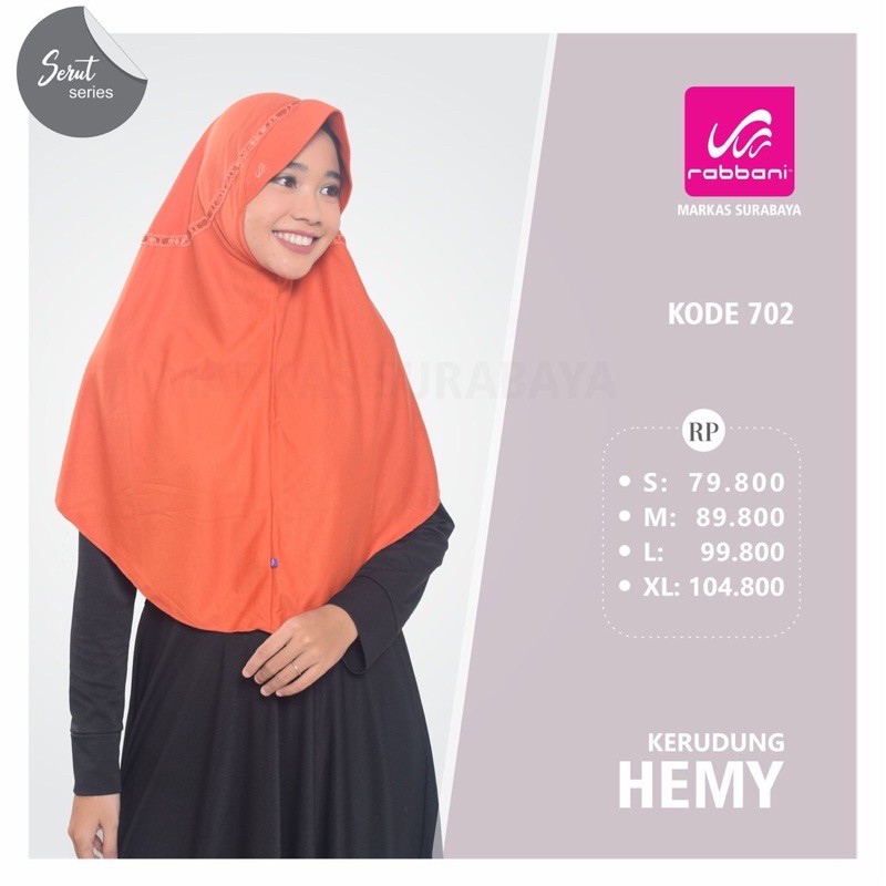 Kerudung Hemy Warna ORI Rabbani