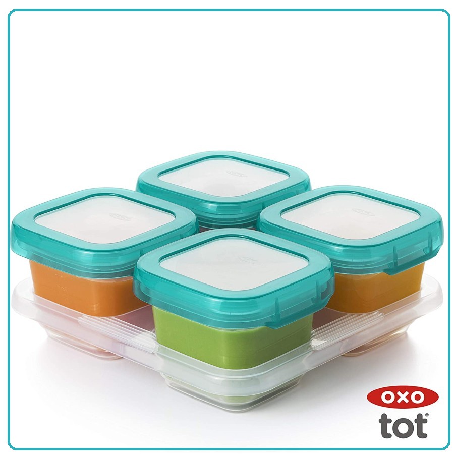 OXO Tot Baby Blocks Freezer Storage Containers 6oz