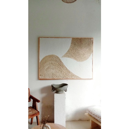 lukisan texture size 80 x 120