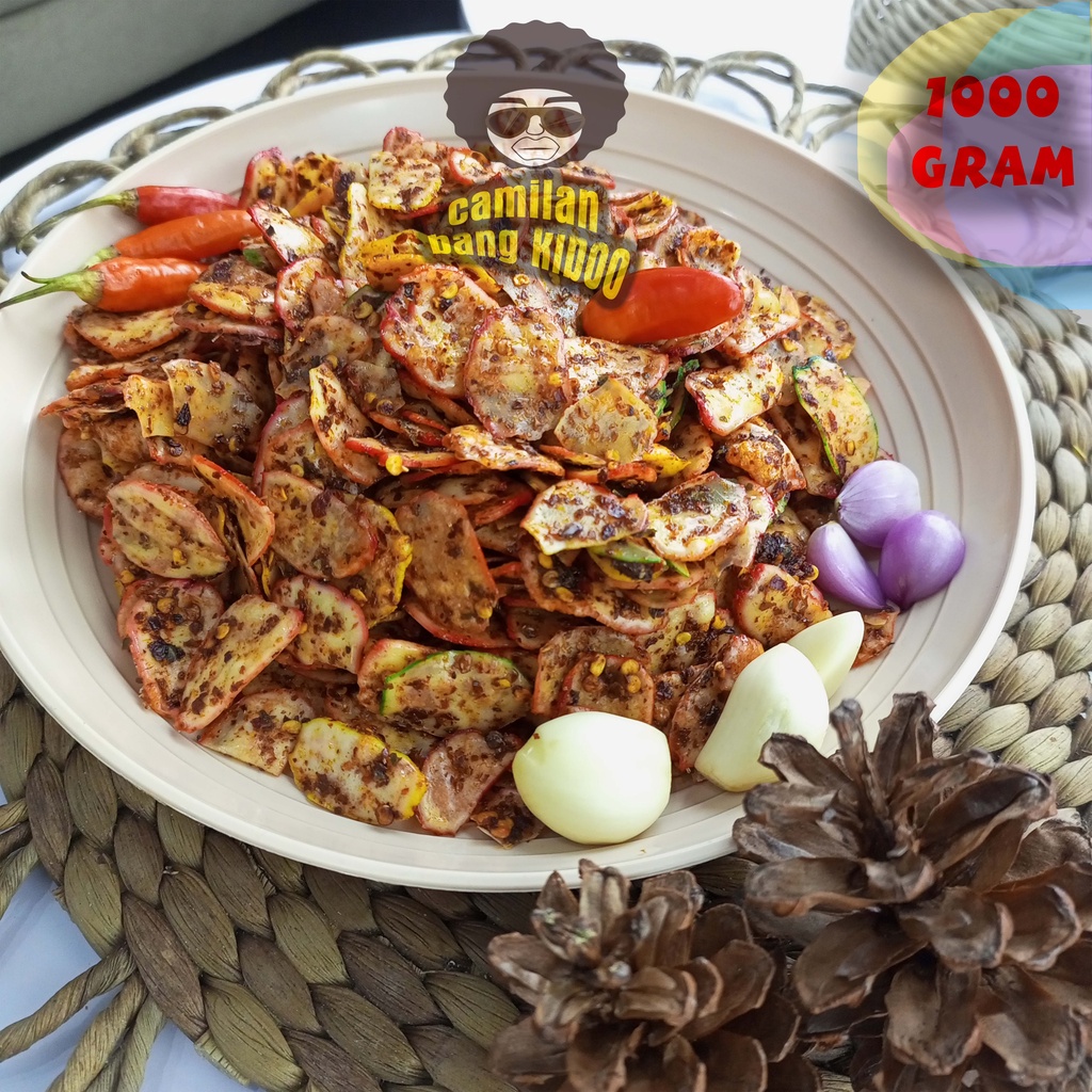 

CAMILAN PEDAS - SEBRING SEBLAK KERUPUK BAWANG BANTET PEDAS DAUN JERUK 1000 GRAM
