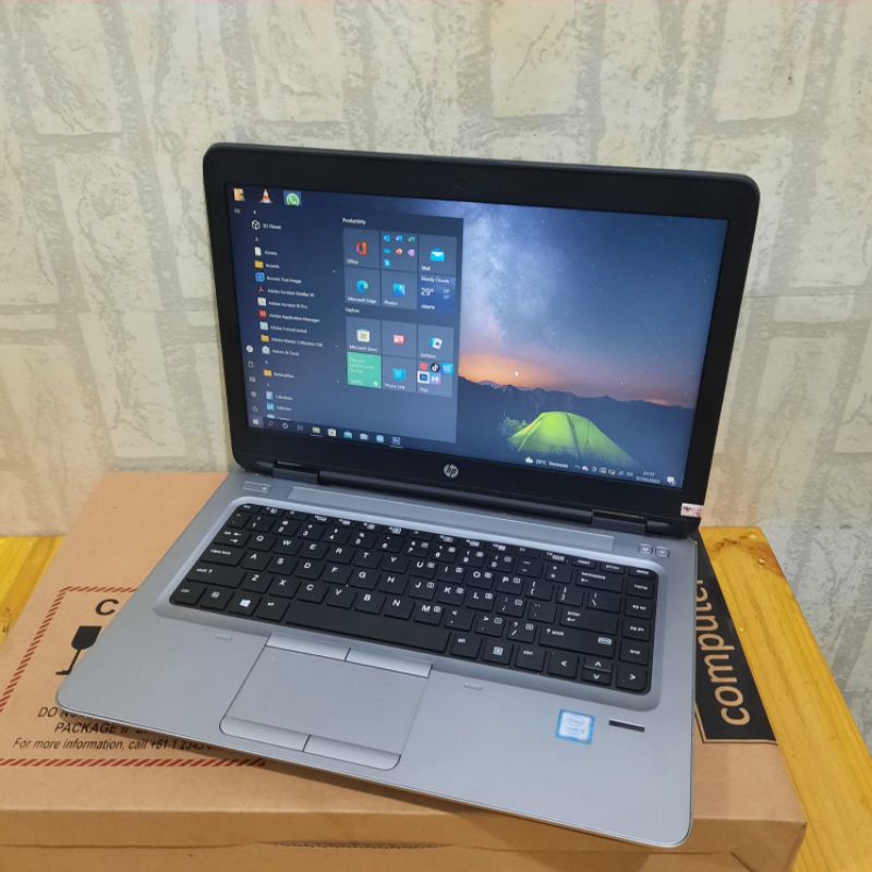 Laptop HP Probook 640 G2, Core i5-6300U Ram 8GB SSD 128GB HD Graphics 520 windows 10 siap pakai