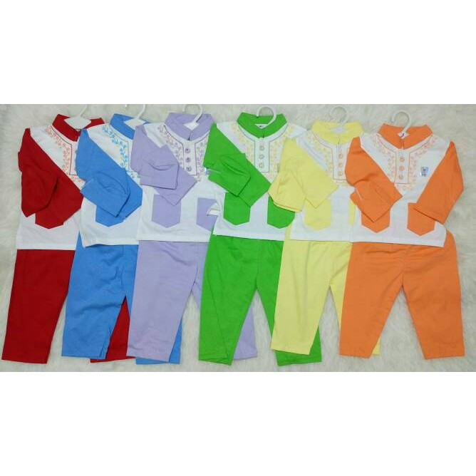 Koko bayi / koko anak bayi / muslim laki laki / setelan anak koko