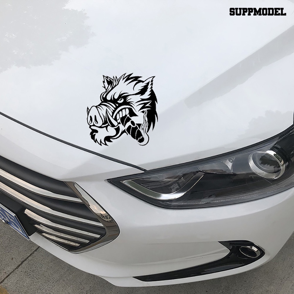 Sticker Decal Reflektor Dekorasi Bodi Mobil Motif Gambar Binatang Liar