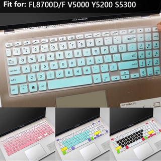 Casing Pelindung Keyboard Bahan Silikon Lembut Ultra Tipis Untuk Asus Vivobook 15.6inch Vivobook 15s V5000 Fl8700F A509J X509JP A516M S5300