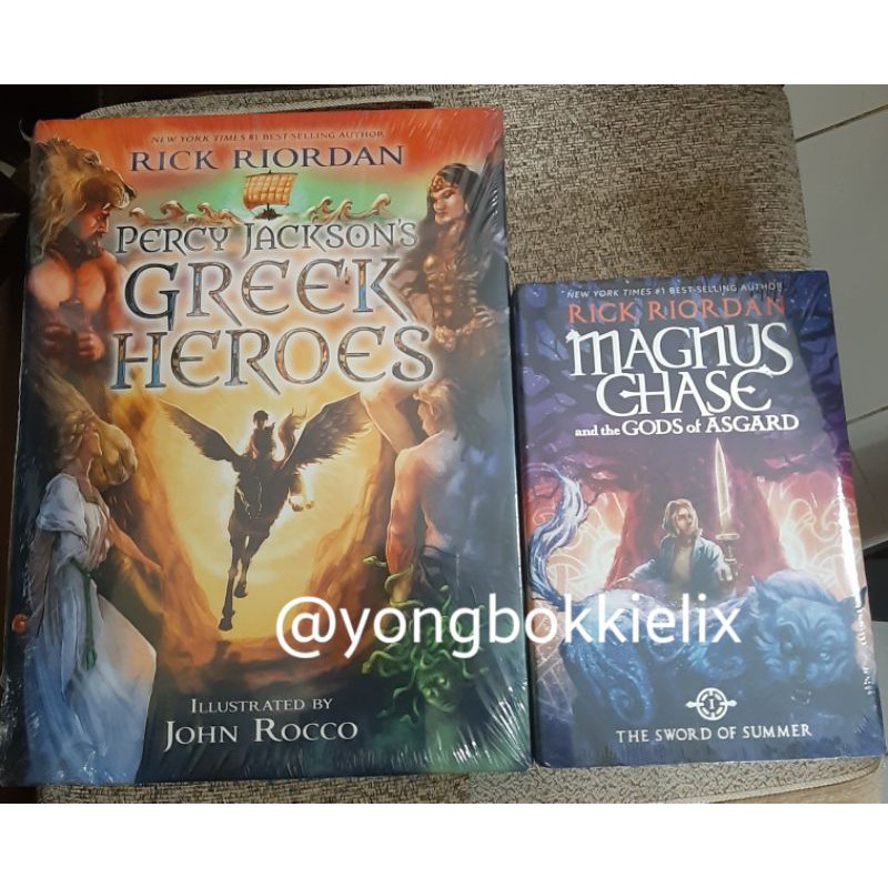 Rick Riordan Percy Jackson Greek Heroes Magnus Chase The Sword of Summer Hard Cover NEW Sealed