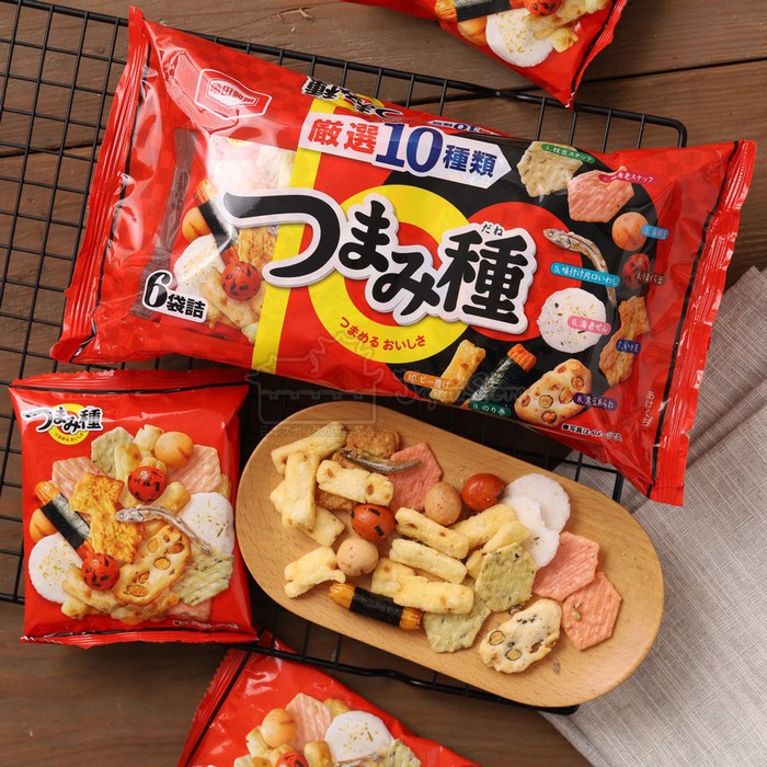 

Kameda Tsumamidane [20 Gram x 6 Mini Pack]