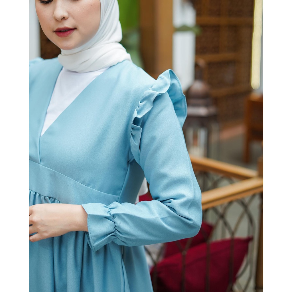 LIVYA DRESS - EID SERIES - DRESS MUSLIM - PAKAIAN WANITA