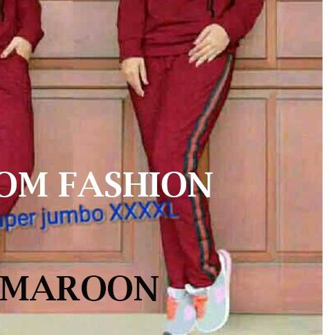 ✽ BOOM - SET TRAINING XL(5900), XXL(7333), 3XL(7711), 4XL(8100) Set Wanita Muslim Jumbo/ Set Olahrag