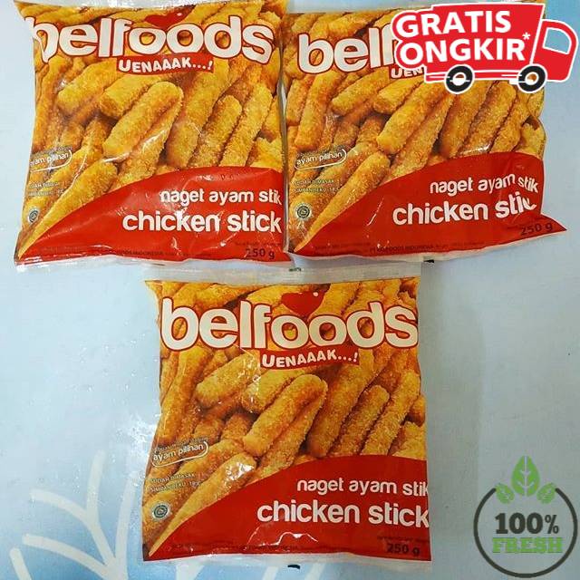 

NAGET AYAM STIK BELFOOD 250G / NUGGET BELFOOD / NUGGET BELFOODS