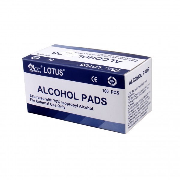 Cod tisu tissu alcohol alkohol swab antiseptik Kapas Basah Kesehatan Lotus