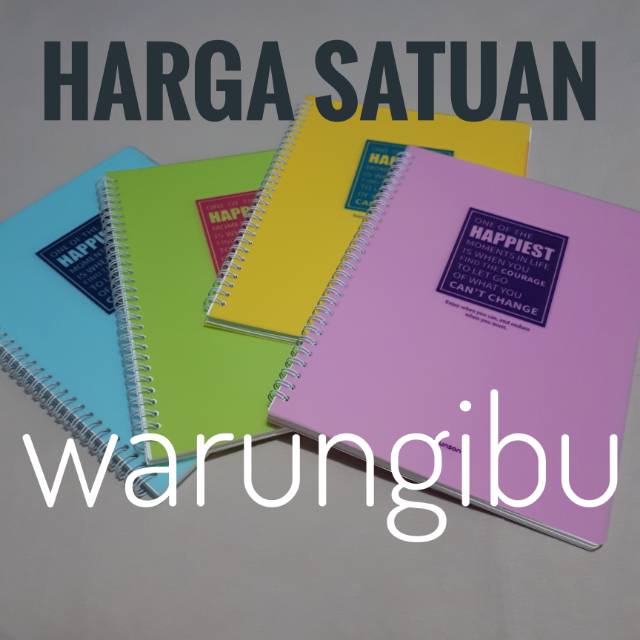 

Buku Tulis Kuliah Agenda Hard Cover Journal Ruled Notebook