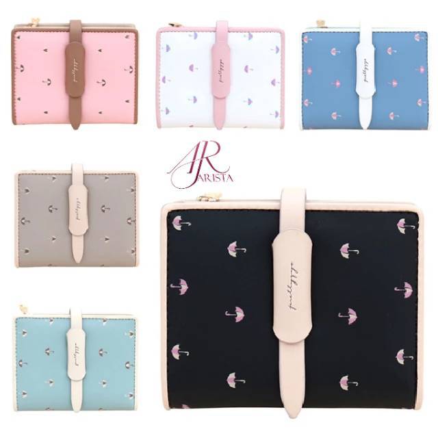 DOMPET MINI - DOMPET WANITA MINI UMBRELLA - dompet lipat wanita KOREAN FASHION WALLET