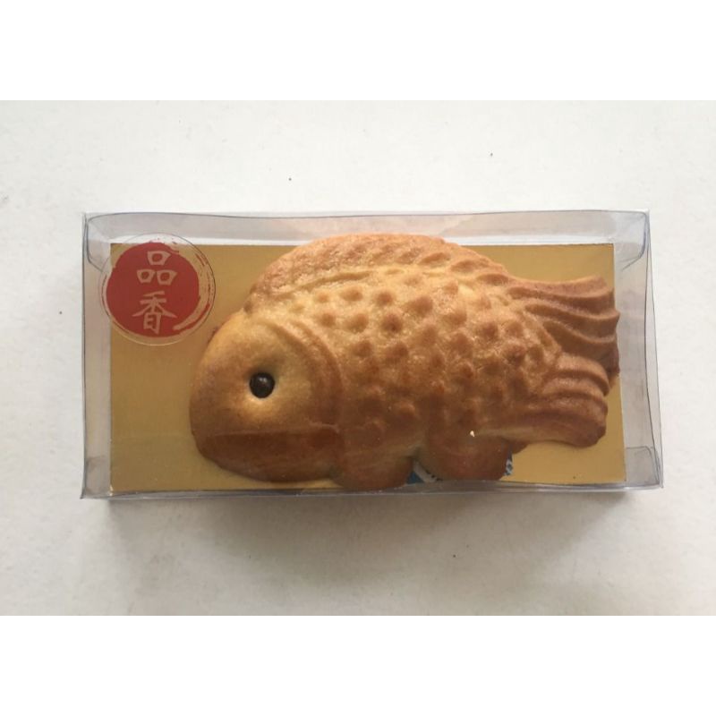 

Mooncake Caracter Fish Isi Kacang Hitam Polos & Kacang Hijau Polos ( isi 1pcs / box)
