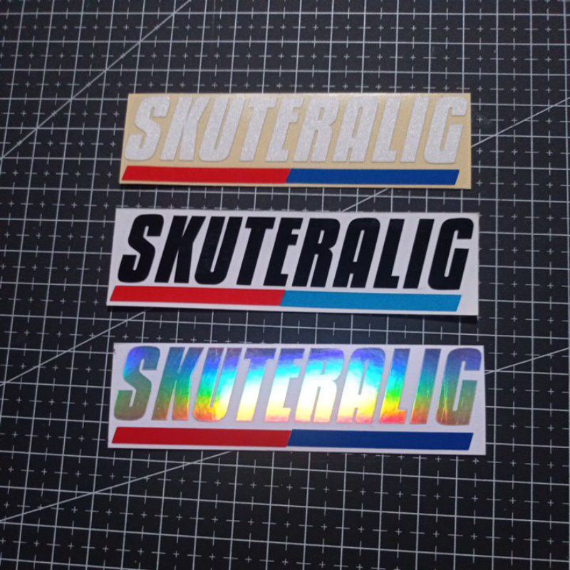 STICKER SKUTERALIG CUTTING