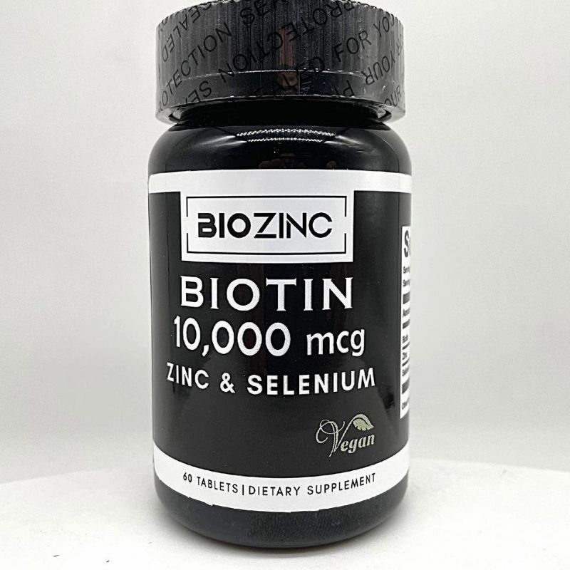 BIOZINC BIOTIN 10000mcg ORIGINAL,PENUMBUH RAMBUT