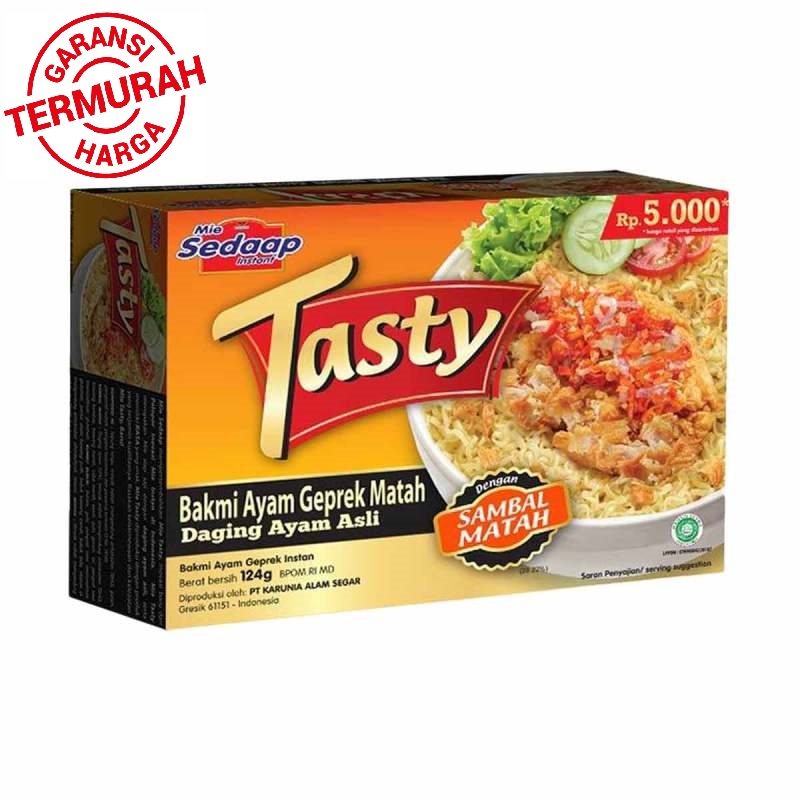 

MIE SEDAAP TASTY AYAM GEPREK