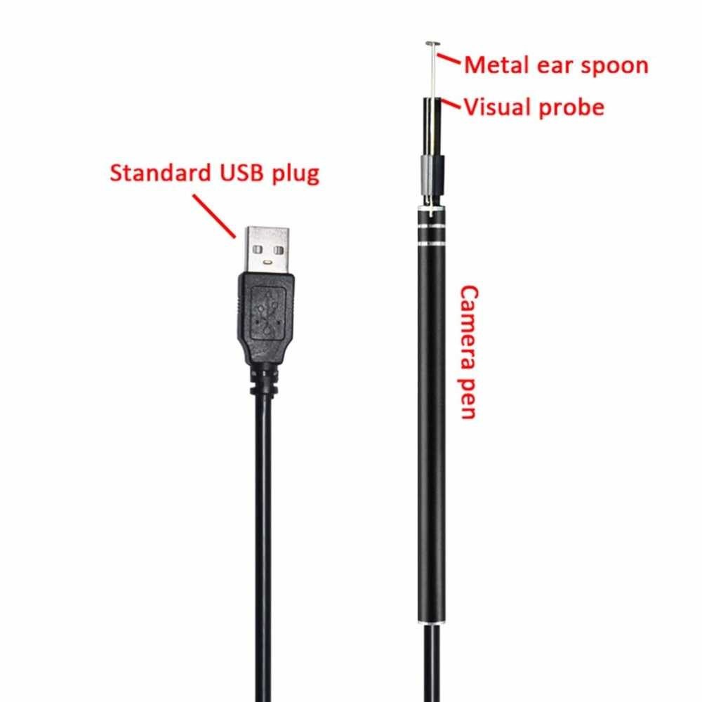 Kamera Endorscope Telinga HD USB medical earpick with 6Led JC 7mm