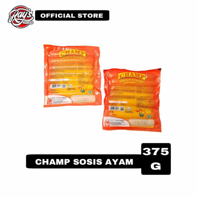 

Champ Sosis Ayam 375gr Isi 15 - chicken sausage cham