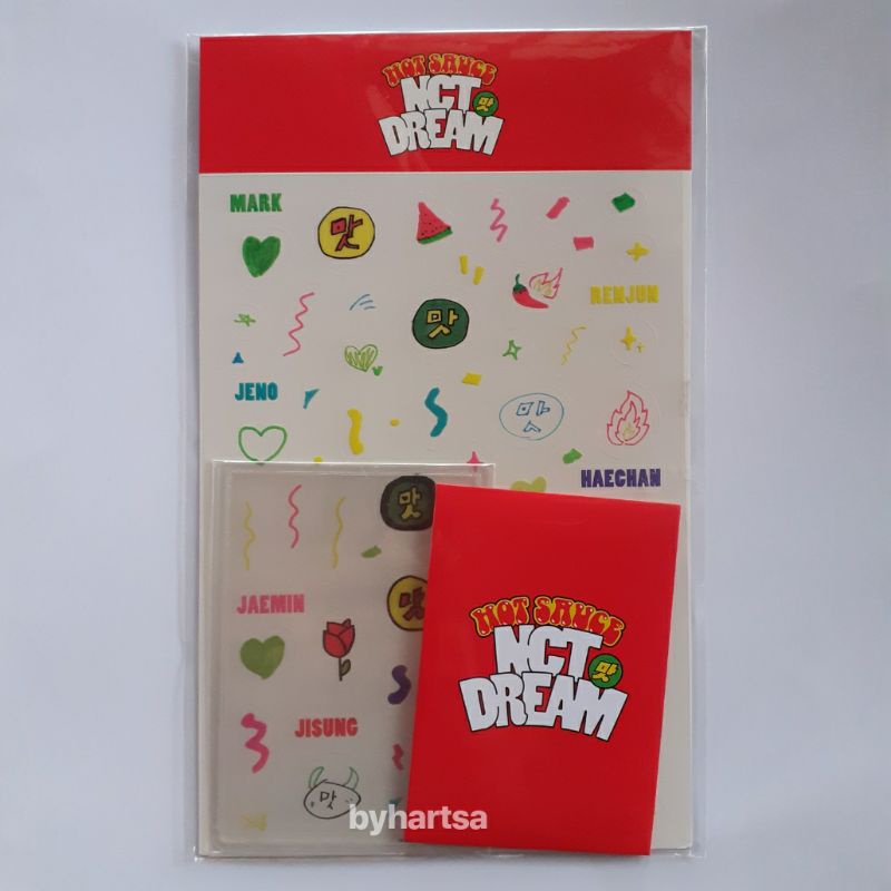 Random Deco Sticker Set SEALED Hot Sauce NCT Dream Mark Haechan Jaemin Jeno Renjun Chenle Jisung