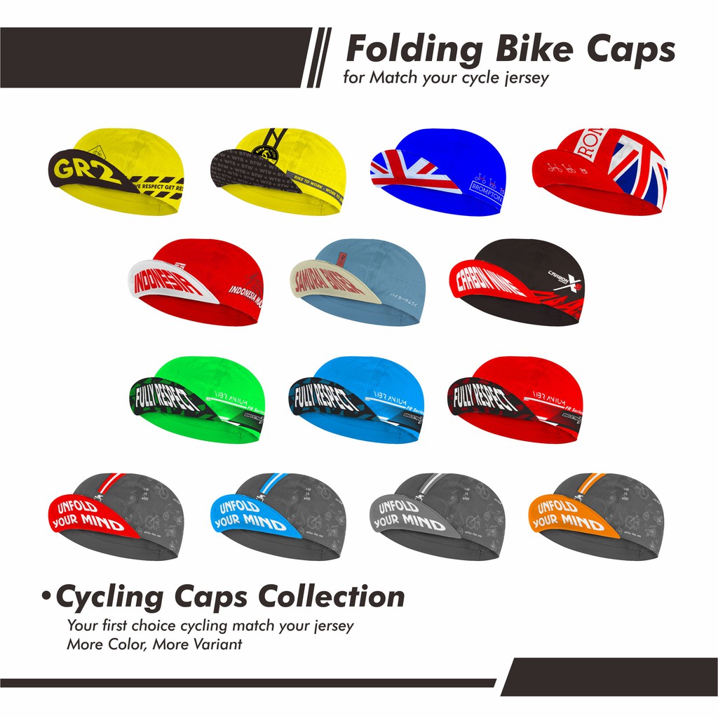 Topi Sepeda Gowes Cycling Cap Terbaru