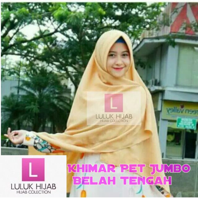 Daily Khimar Jilbab Hijab Kerudung Instan Bergo Jumbo Syari Instan Pet Antem Simple Penguin wolfis