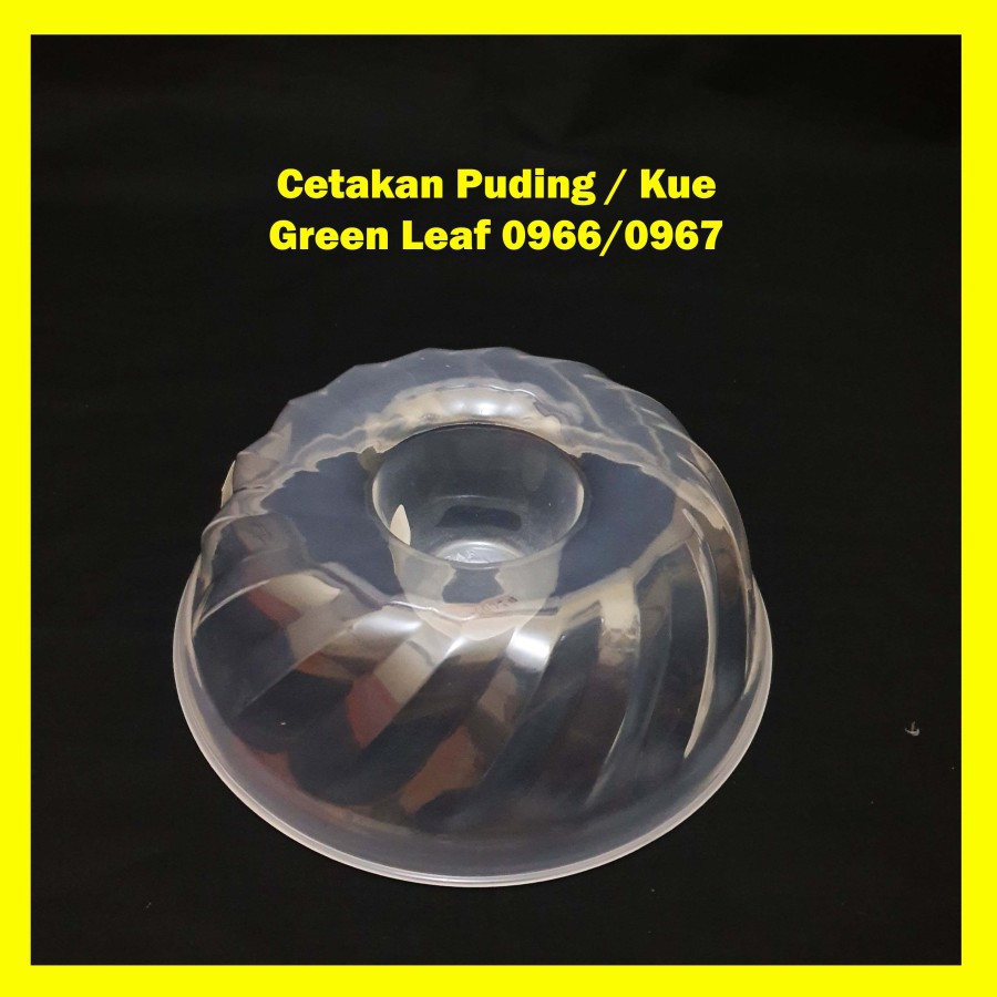GREEN LEAF  - 0966 / 0967Cetakan Agar Agar Plastik Loyang Puding Agar Agar