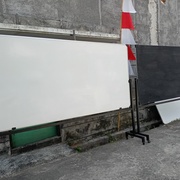 

whiteboard standing 120x80 / papan tulis whiteboard