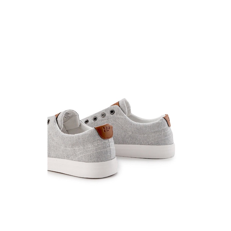 HM026 HUSH PUPPIES SEPATU SLIP ON PRIA ORIGINAL ASLI ORI ABU GREY