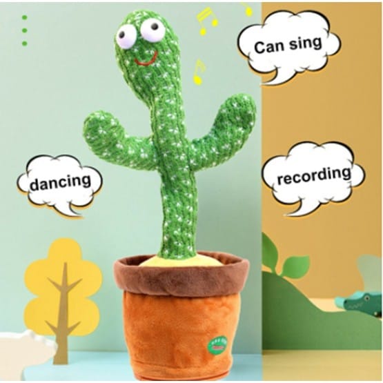 Kaktus Joget / Dancing Cactus Toy / 3in1 Boneka Kaktus Goyang