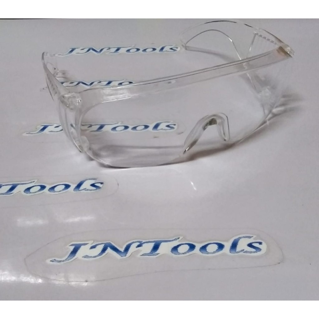 Kacamata safety bening pelindung mata anti debu