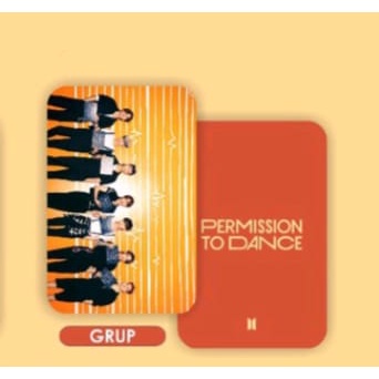 BTS  'Permission to Dance' Group Photocard