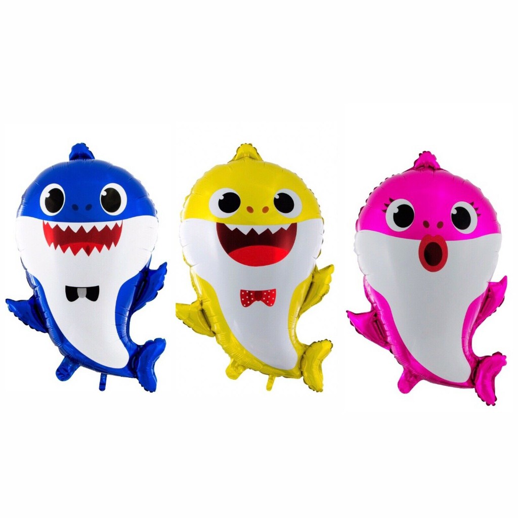 Balon Foil Baby Shark / Balon Baby Shark
