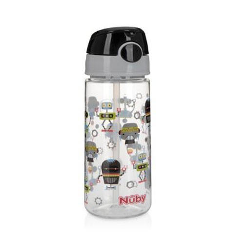 Nuby Tritan Flip It Robot Botol Minum Anak 532ml