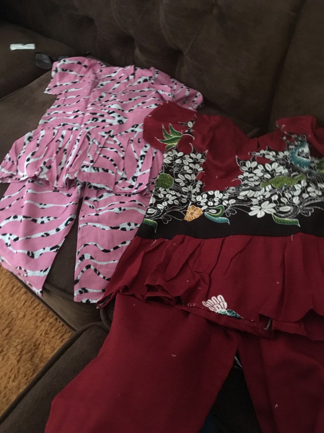 ❤ Cod ❤ Setelan Setcel One Set Anak Perempuan Cewek Adem Harian Santai Batik Pekalongan Murah 2tahun