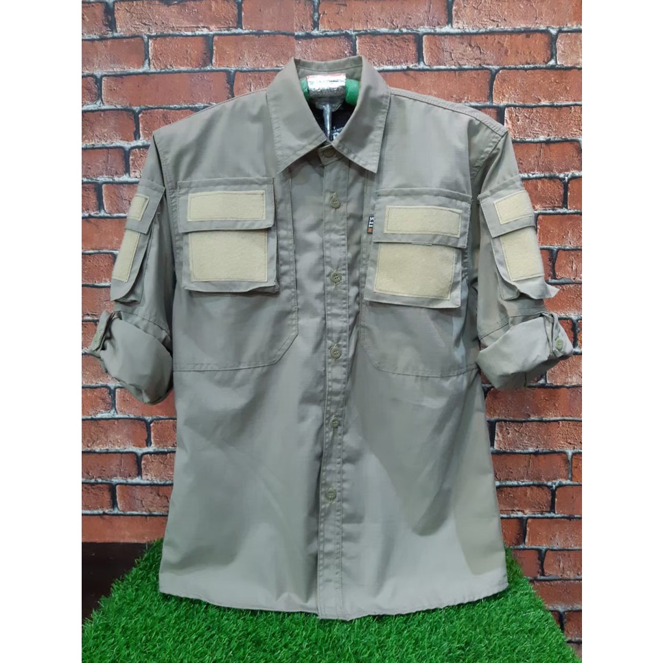 KEMEJA TACTICAL PDL LENGAN PENDEK - KEMEJA TACTICAL PDL LAPANGAN LENGAN PENDEK MURAH - KEMEJA OUTDOOR PRIA [COD]