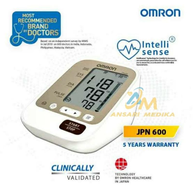 OMRON DIGITAL TEMSIMETER JPN-600 GARANSI 5TAHUN