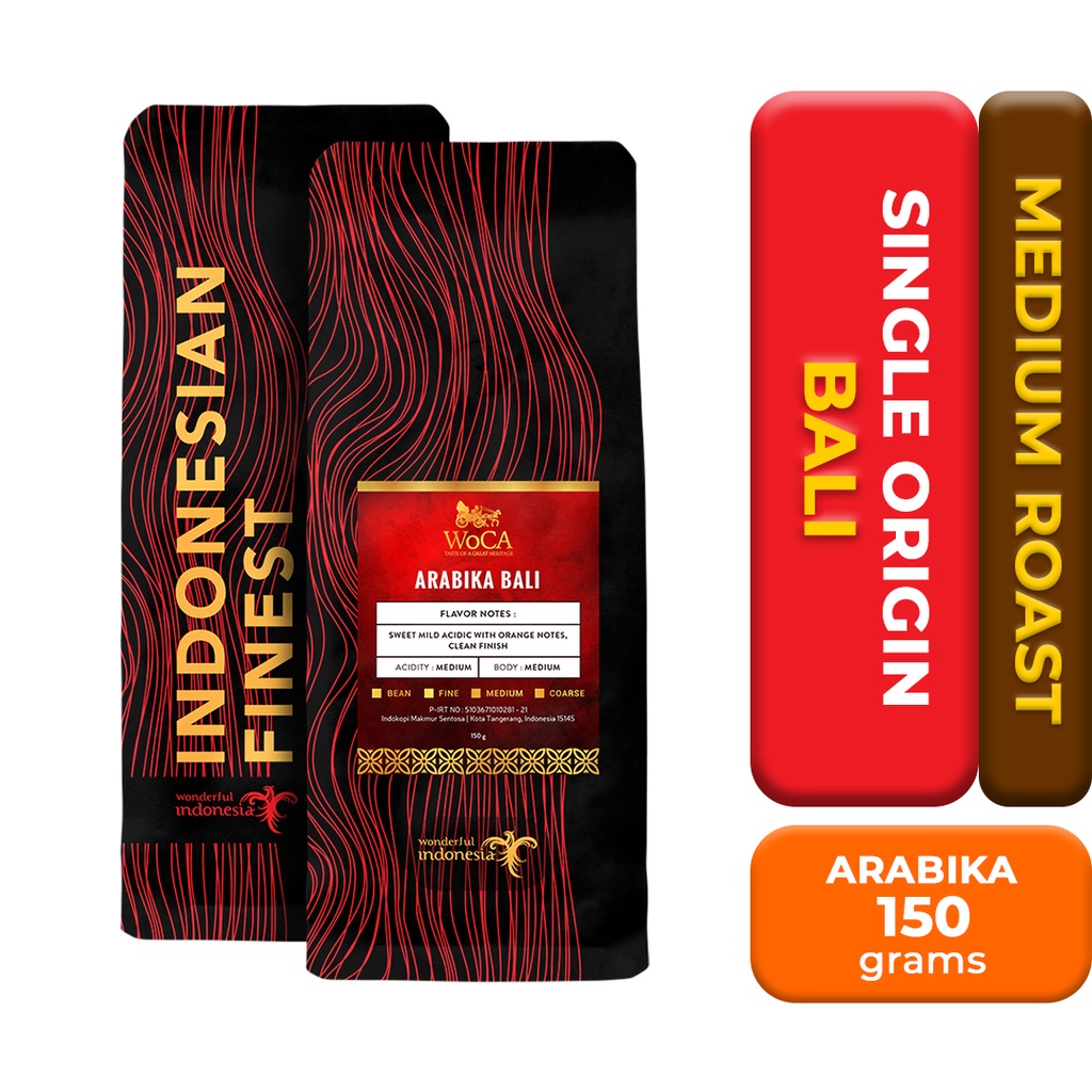 

WoCA Kopi Bali Arabika 150 gram