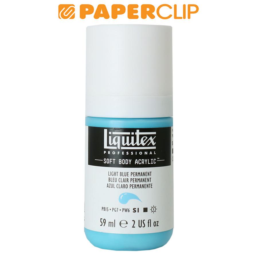 

ACRYLIC SOFT BODY LIQUITEX 59ML S1 1959770LQ LIGHT BLUE PERMANENT