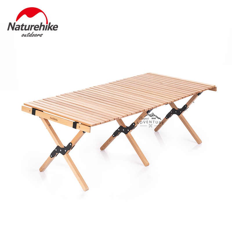 Meja Lipat Kayu Naturehike NH19JJ009 Egg Roll Style
