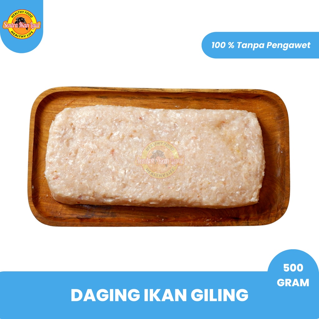 

Daging Ikan Giling Campur / Ikan Kakap Giling 500 gram