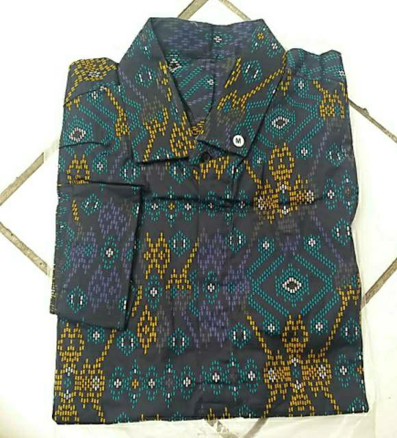 Kemeja Batik Songket Pria Modern