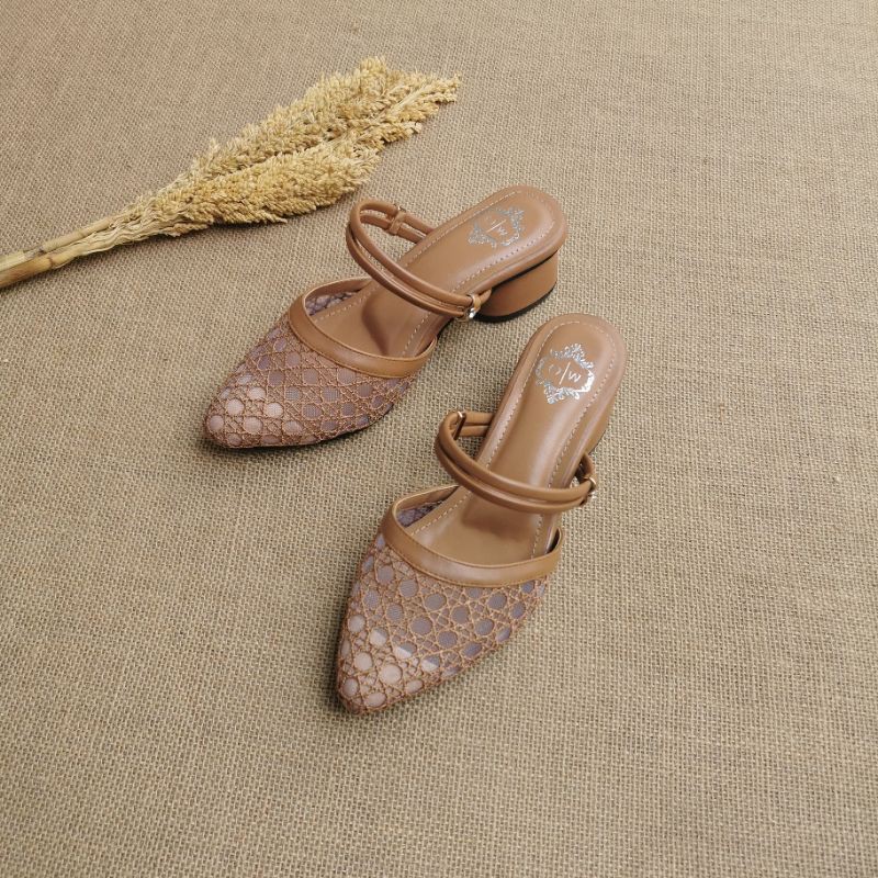 Faduzzi Sandal Wanita Mules SCARLETI