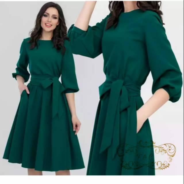 Dress Wanita Terbaru Model 2021 / Baju Wanita Best Seller / Dress NATANIA  Baju Natal Modern pesta kondangan party